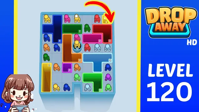 Drop Away Level 120 - Walkthrough and solution guide