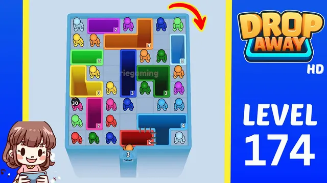 Drop Away Level 174 - Walkthrough and solution guide