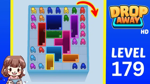 Drop Away Level 179 - Walkthrough and solution guide
