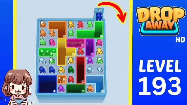 Drop Away Level 193 - Walkthrough and solution guide