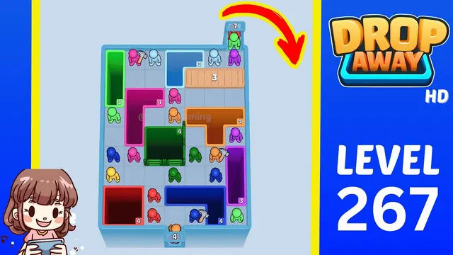 Drop Away Level 267 - Walkthrough and solution guide