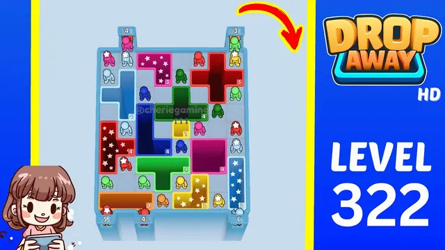 Drop Away Level 322 - Walkthrough and solution guide