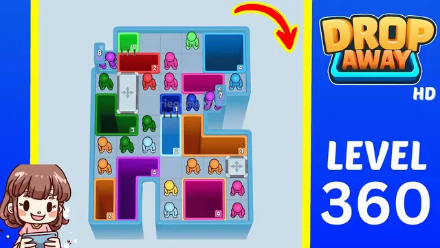 Drop Away Level 360 - Walkthrough and solution guide
