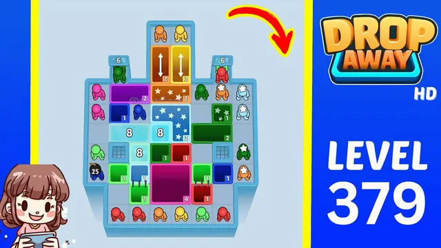 Drop Away Level 379 - Walkthrough and solution guide