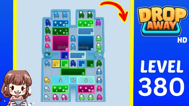 Drop Away Level 380 - Walkthrough and solution guide