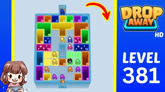 Drop Away Level 381 - Walkthrough and solution guide