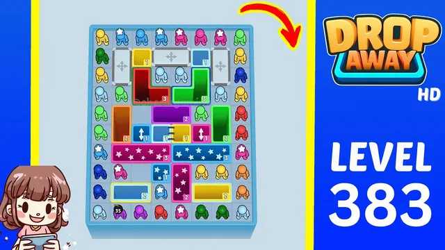 Drop Away Level 383 - Walkthrough and solution guide