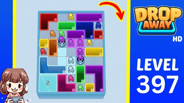 Drop Away Level 397 - Walkthrough and solution guide