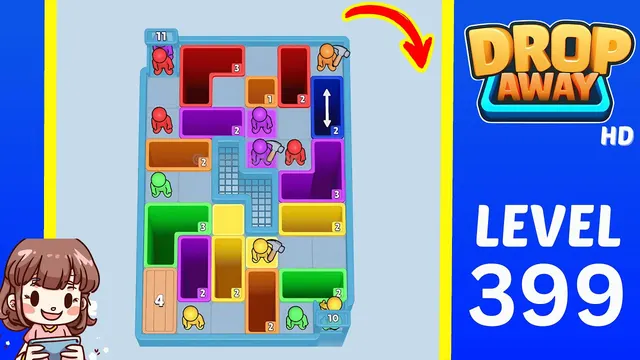 Drop Away Level 399 - Walkthrough and solution guide