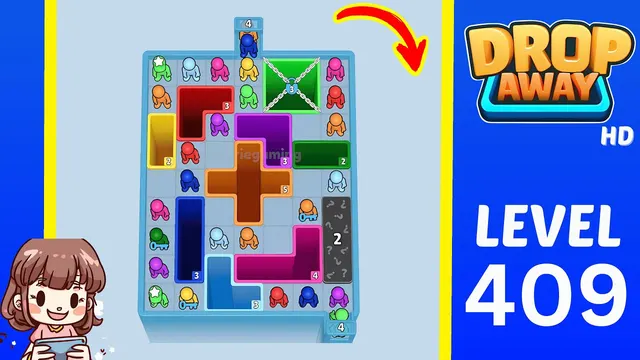 Drop Away Level 409 - Walkthrough and solution guide