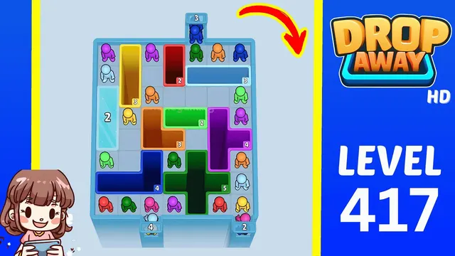 Drop Away Level 417 - Walkthrough and solution guide