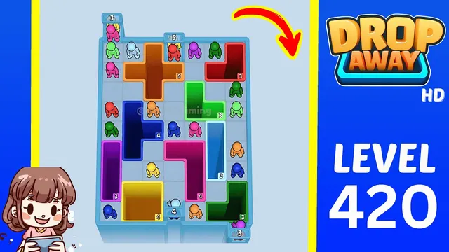 Drop Away Level 420 - Walkthrough and solution guide