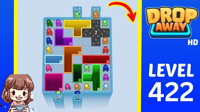 Drop Away Level 422 - Walkthrough and solution guide