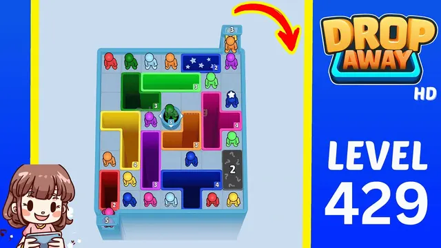 Drop Away Level 429 - Walkthrough and solution guide
