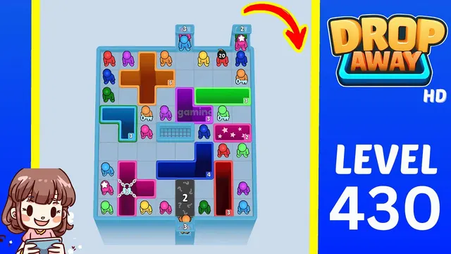Drop Away Level 430 - Walkthrough and solution guide