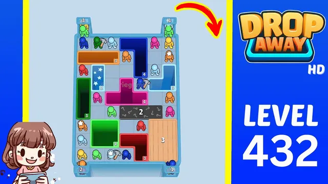 Drop Away Level 432 - Walkthrough and solution guide