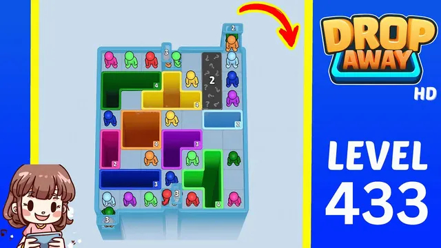Drop Away Level 433 - Walkthrough and solution guide
