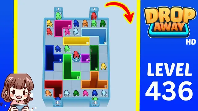 Drop Away Level 436 - Walkthrough and solution guide