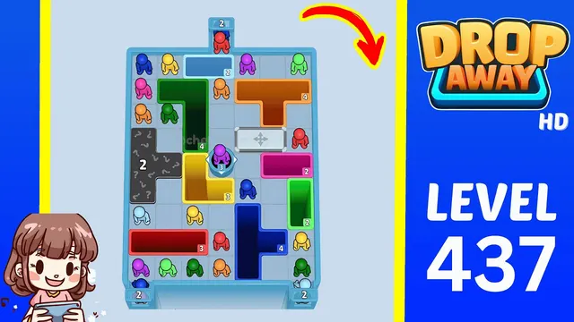 Drop Away Level 437 - Walkthrough and solution guide