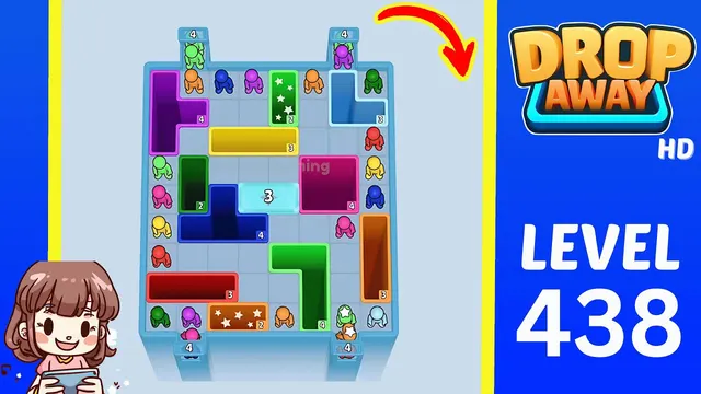 Drop Away Level 438 - Walkthrough and solution guide