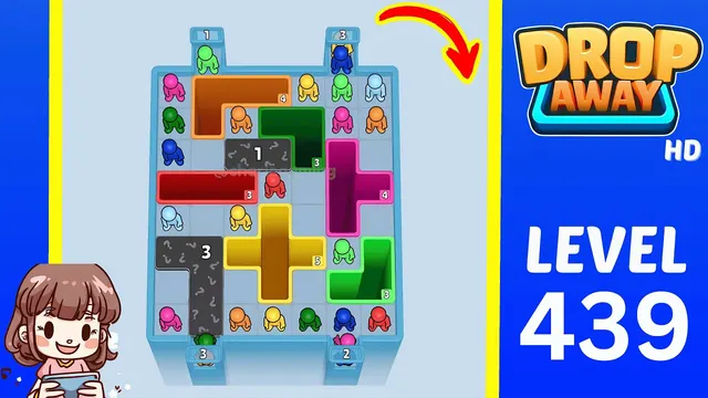 Drop Away Level 439 - Walkthrough and solution guide