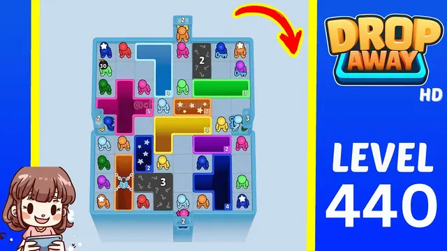 Drop Away Level 440 - Walkthrough and solution guide
