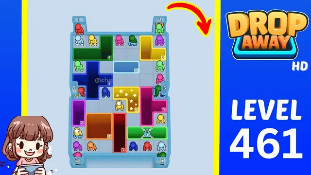 Drop Away Level 461 - Walkthrough and solution guide