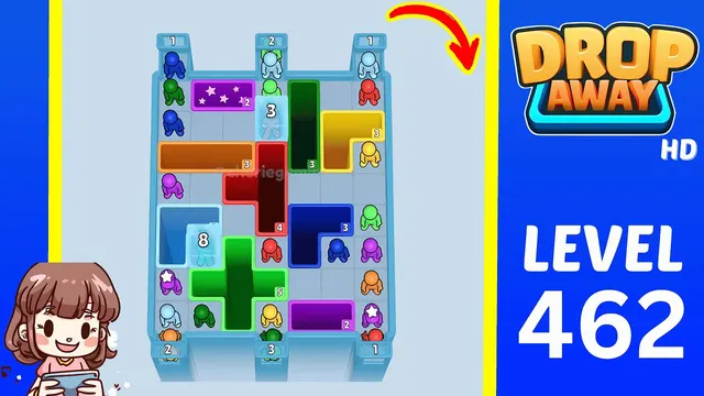 Drop Away Level 462 - Walkthrough and solution guide