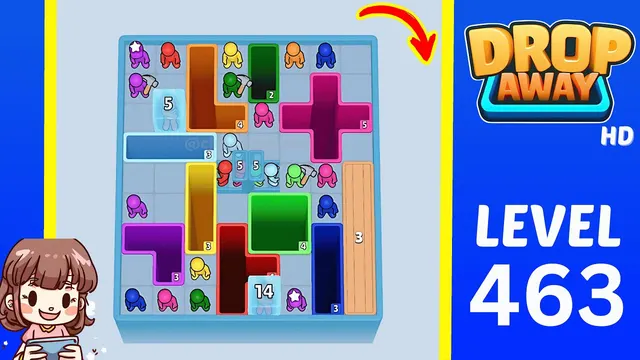 Drop Away Level 463 - Walkthrough and solution guide