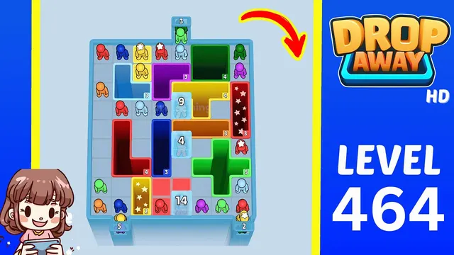Drop Away Level 464 - Walkthrough and solution guide