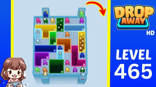 Drop Away Level 465 - Walkthrough and solution guide