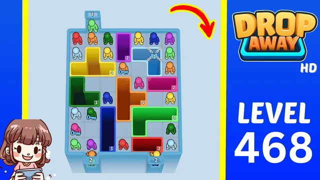 Drop Away Level 468 - Walkthrough and solution guide