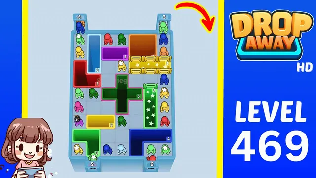 Drop Away Level 469 - Walkthrough and solution guide