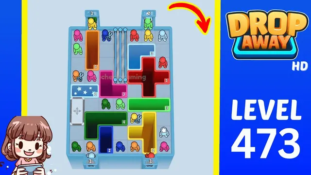 Drop Away Level 473 - Walkthrough and solution guide