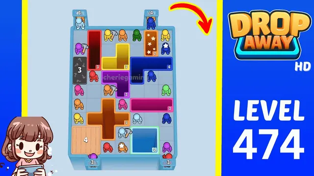Drop Away Level 474 - Walkthrough and solution guide