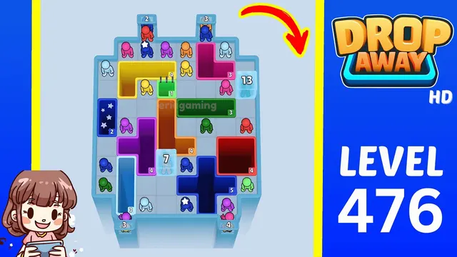 Drop Away Level 476 - Walkthrough and solution guide