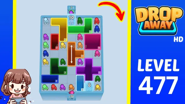 Drop Away Level 477 - Walkthrough and solution guide