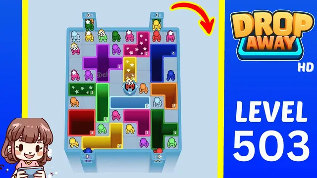 Drop Away Level 503 - Walkthrough and solution guide