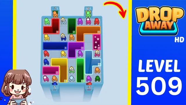 Drop Away Level 509 - Walkthrough and solution guide