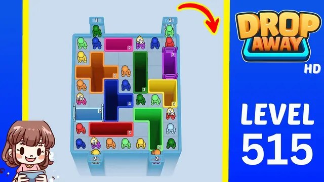 Drop Away Level 515 - Walkthrough and solution guide