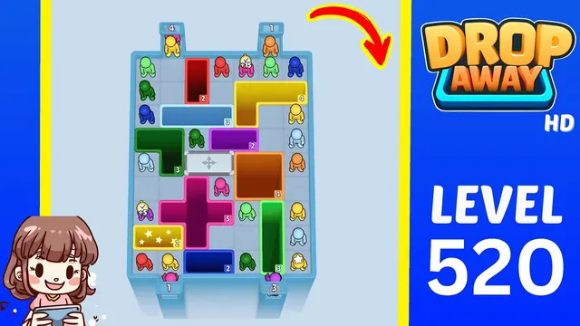 Drop Away Level 520 - Walkthrough and solution guide