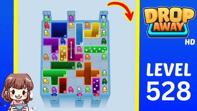 Drop Away Level 528 - Walkthrough and solution guide