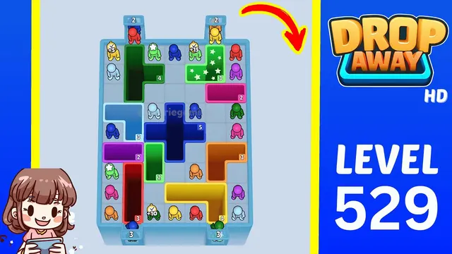 Drop Away Level 529 - Walkthrough and solution guide