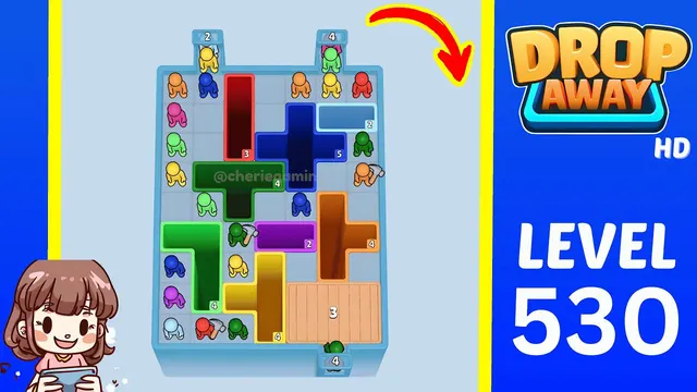 Drop Away Level 530 - Walkthrough and solution guide