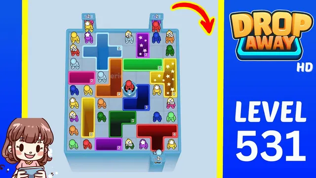 Drop Away Level 531 - Walkthrough and solution guide