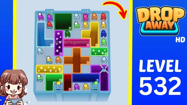 Drop Away Level 532 - Walkthrough and solution guide