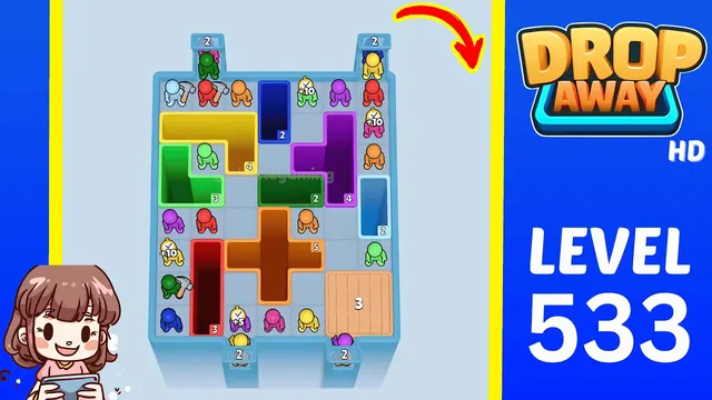 Drop Away Level 533 - Walkthrough and solution guide