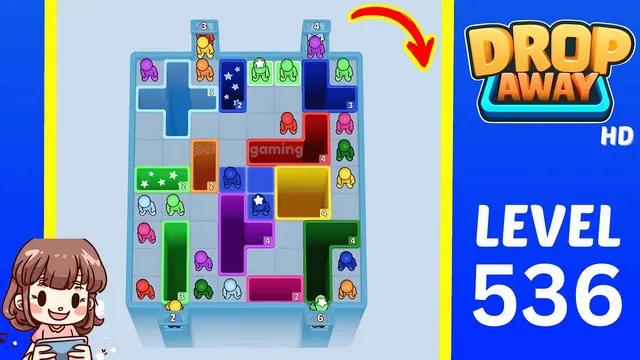 Drop Away Level 536 - Walkthrough and solution guide