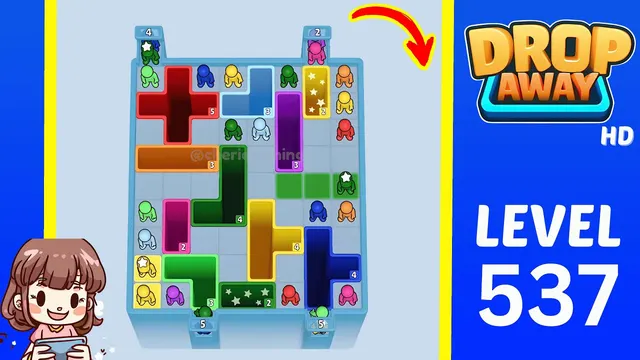 Drop Away Level 537 - Walkthrough and solution guide