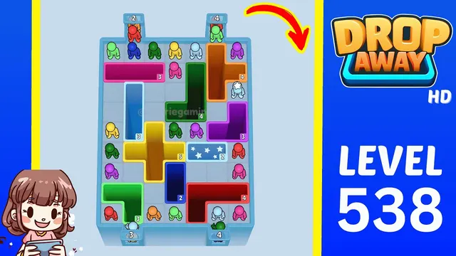 Drop Away Level 538 - Walkthrough and solution guide